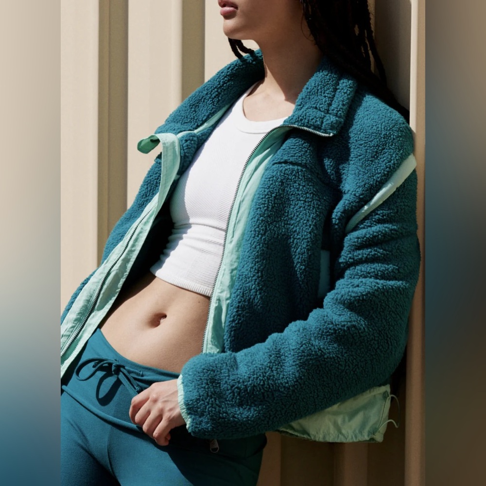 Free People Courtside Fleece- Pacific Combo